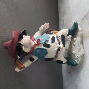 Home on the Range cowboy cow figure